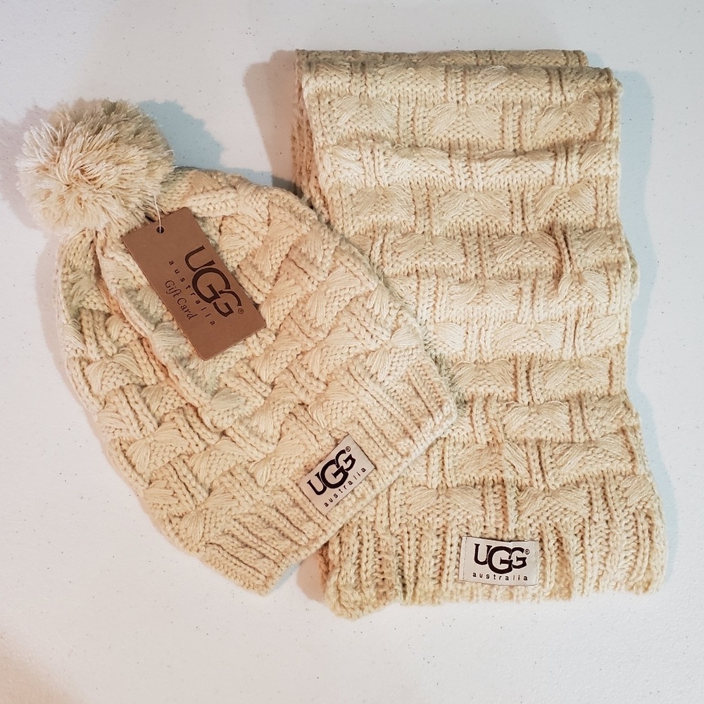 UGG Australia Winter beanie hat and scarf/never worn